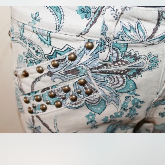 NWT Ralph Lauren Denim & Supply Skinny 24 X 32  Floral Summer Skinny Jeans - Picture 5 of 13